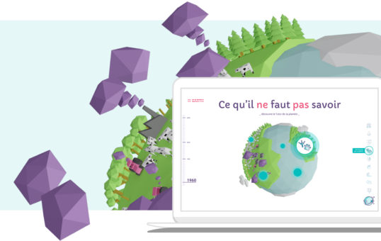 Candice H. Projet H-earth : UX-UI Design vulagrisant le réchauffement climatique au travers d'un design sur "Ce qu'il ne faut pas savoir"